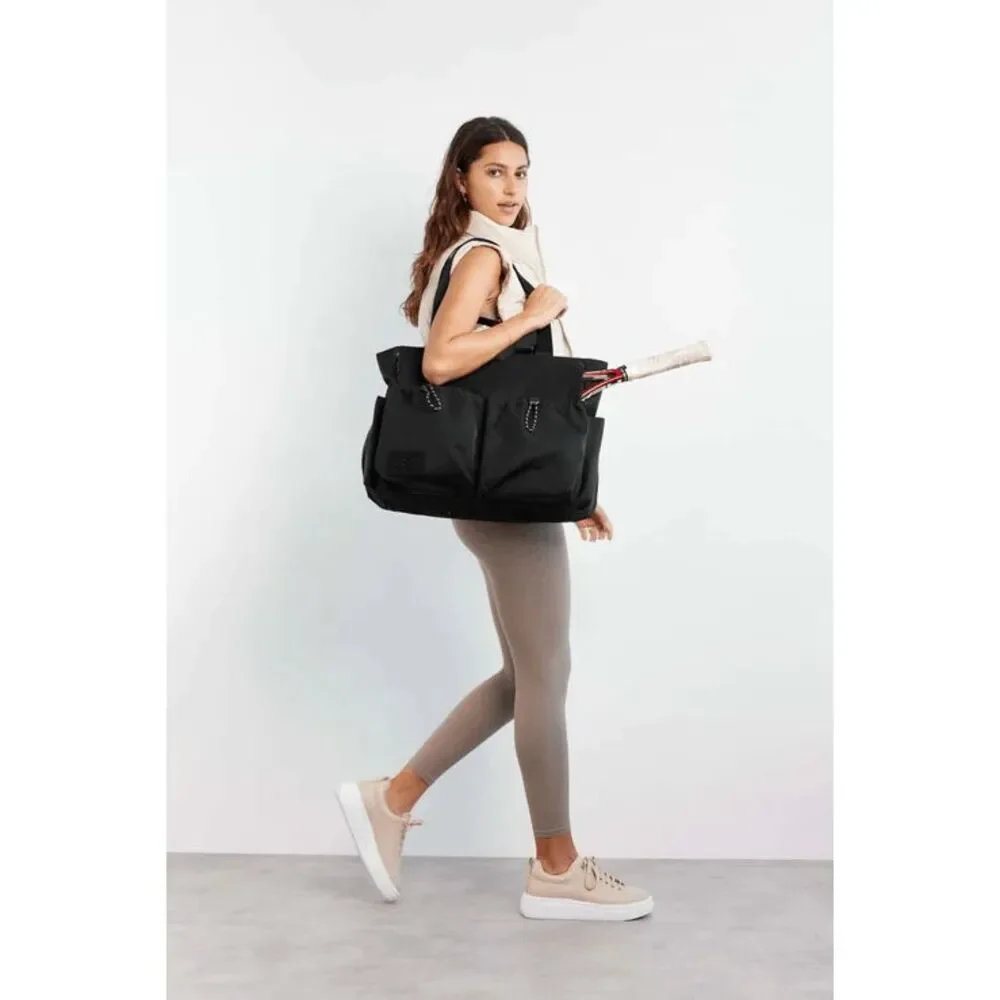 NWT Beis Sports Carryall Tote Duffle in Black